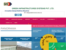 Tablet Screenshot of greeninfrastructuresystems.com